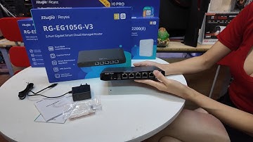 Giải Quyết Mạng Kém Cần Có Router cân bằng tải Ruijie RG-EG105G V3 - 2 WAN - Chịu tải 100 user