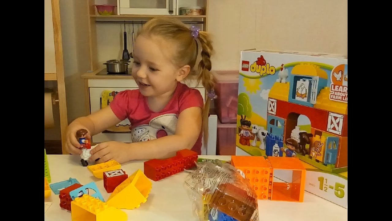 Моя первая ферма от LEGO DUPLO 10617 ЛЕГО дупло - YouTube
