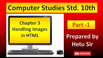 10th Std Computer Studies Ch 3 (Part-1) (English Medium) GSEB