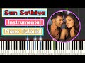 How To Play Sun Sathiya Song In Mobile Piano Sun Sathiya Mobile Piano Tutorial Piano Teacher