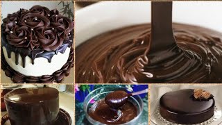 صوص الشوكولاته في ثلاث دقايق لتغليف وتزيين الكيك والحلويات صوص اقتصادي