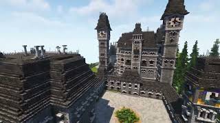 I built Nevermore Academy in Minecraft!