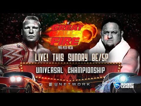 Don't miss Brock Lesnar against Samoa Joe for the Universal Championship this Sunday