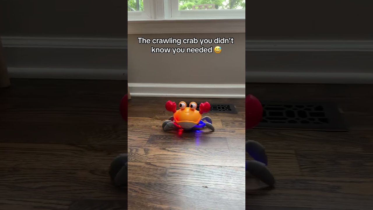 Cute Crawling Crab Toy For Babies Toddlers Crawlingcrab Crabtoy