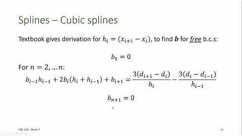 CBE 330 07 02 - Cubic splines