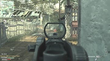 MW3 GamePlay Team DeathMatch Mission Score 7/0/2 Not Bad commentary