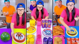 Skibidi toilet cake vs Pokemon cake ice cream challenge!🍨 #funny by Ethan Funny Family