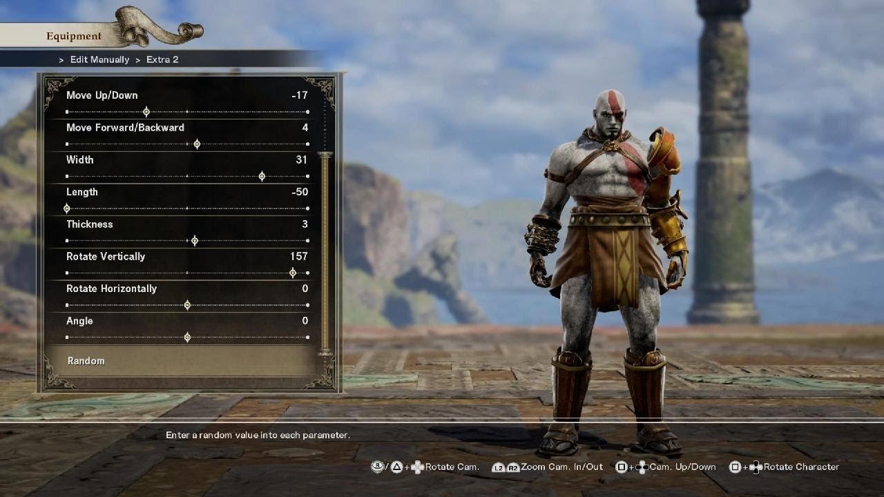Soul Calibur 6 Creation Guide: Kratos (God of War) #SoulCalibur # ...