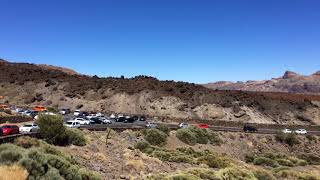 Paisaje de al pie del volcan Teide