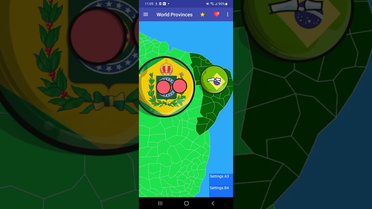 CountryBalls Império Brasileiro domina todo o Brasil