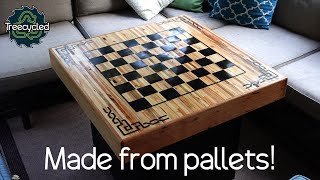Pallet wood chess table!