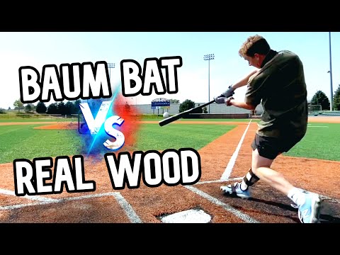 BAUM BAT vs REAL WOOD - Which is better? - Wood Baseball Bat Reviews