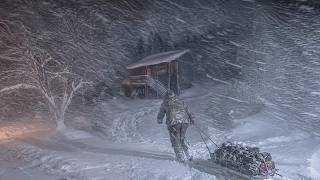 Information 3 Days Alone in the bone-chilling Snowstorm | Hiding in a Field Cabin from the Blizzard Guide