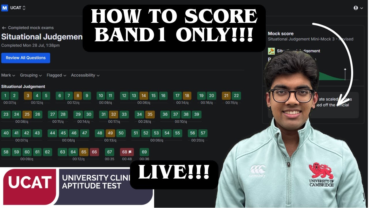 UCAT SJT RUN-THROUGH | SJT Live Mock #1 - YouTube