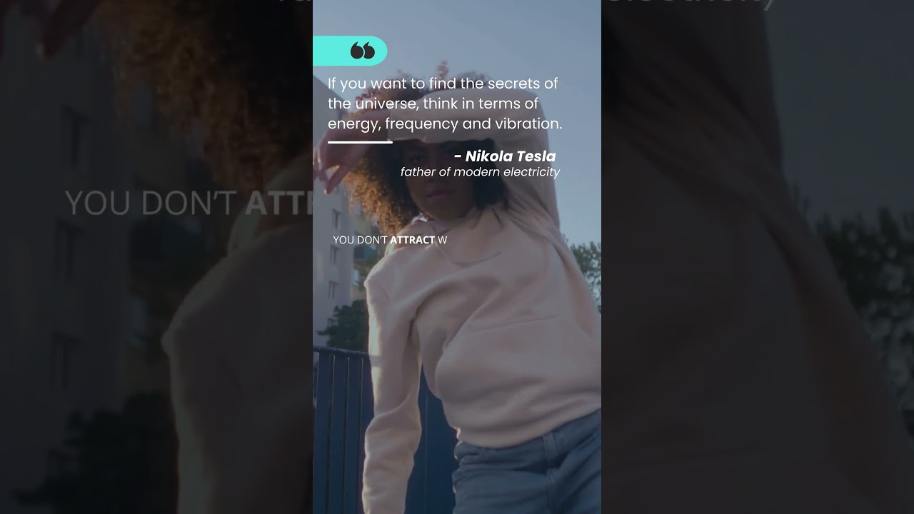 Energy Doesn’t Lie — Raise Your Frequency | Nikola Tesla Quote