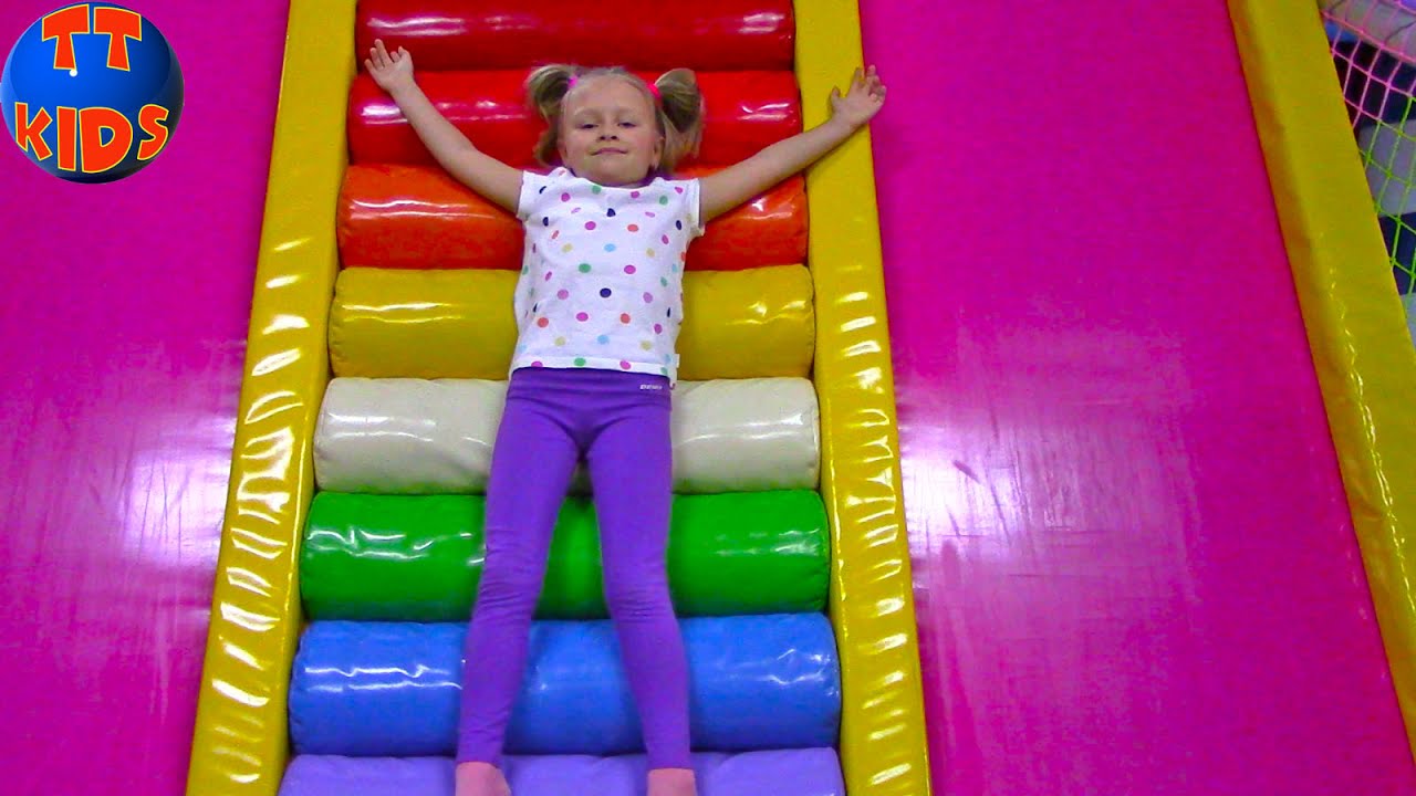⁣Развлекательный центр для Детей с горками и батутами | Indoor Playground for Kids