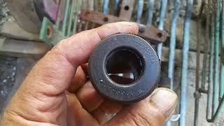 картинка: Профілактичний ремонт шепетівської копалки. Заміна салєнблоків, реставрація отворів під болти.