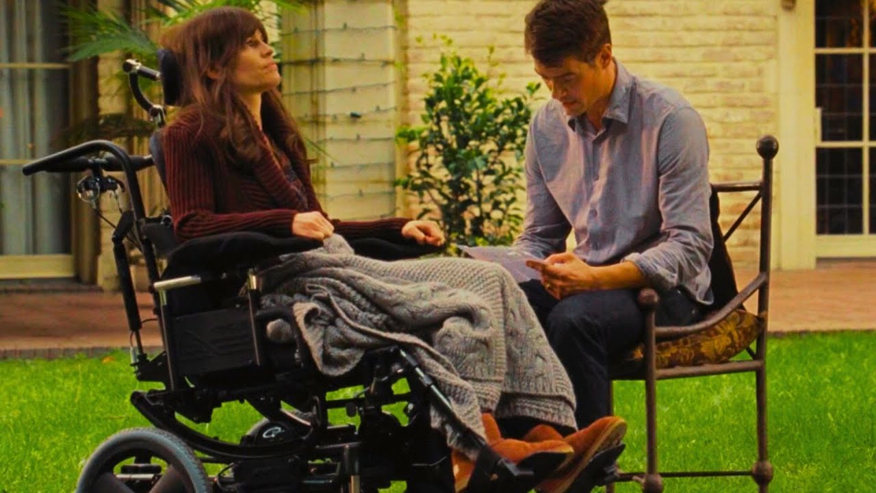 A husband takes care of his disabled wife, but secretly dreams of escaping