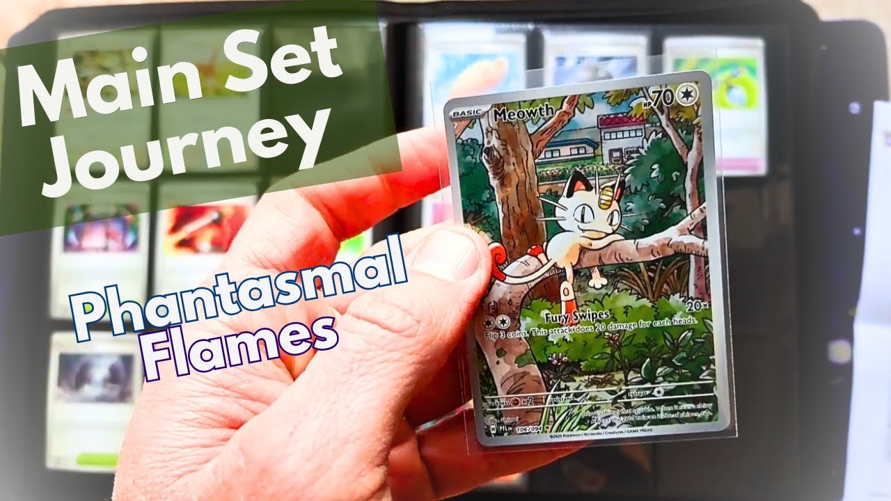 Why Phantasmal Flames Feels So Different | Pokémon Main Set Binder Journey