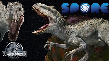Killing All That Moves in Spore as the INDOMINUS REX from Jurassic World
