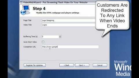 HOW 2 REDIRECT URL AT END OF VIDEO