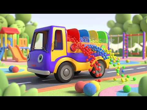 Learn Colors with Transporter Bus & Colorful Balls | Nursery Rhymes Video | Bachpan Ki Duniya