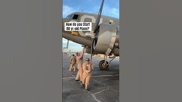 Step One:  Turn the Spinny Parts #C53 #DC3 #DDay #WarBird