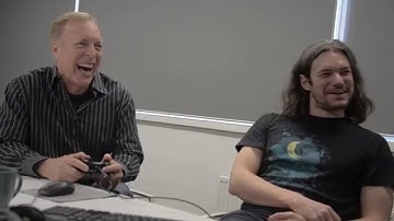 Eugene Jarvis & Housemarque testing their new game