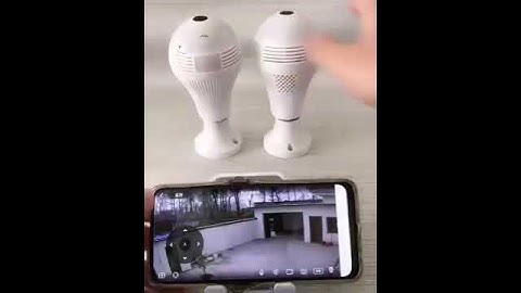 Review camera bóng đèn và tính năng nổi bật trong 30s