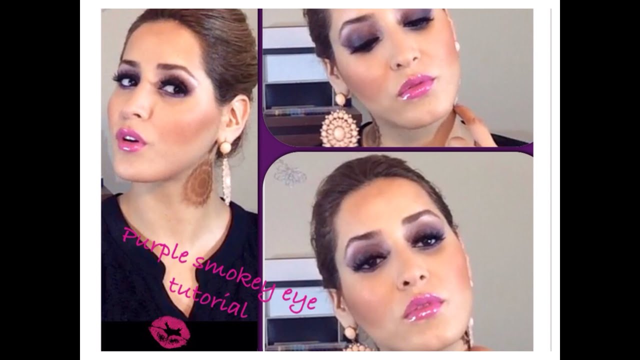 مكياج سموكي بنفسجي .Purple Smokey Eye Tutorial