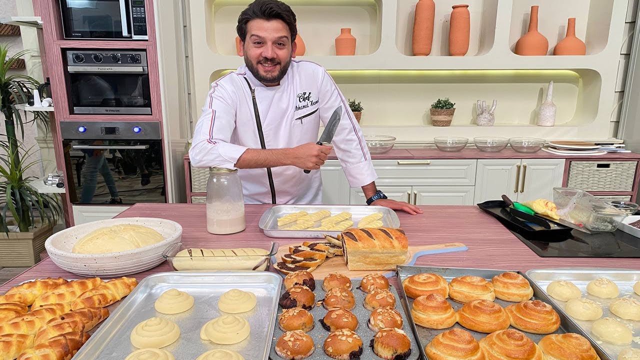 طريقة عمل البريوش بتشكيلات وحشوات مختلفة | المطعم مع الشيف محمد حامد