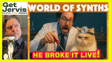 Synth Secrets: Breaking a Vintage Synth **LIVE** #synthesizer #chat #cat #analoguesynth Episode 52