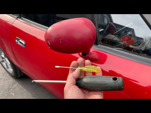 Side mirror removal for 1990-1997 Mazda MX-5 Miata and Eunos Roadster