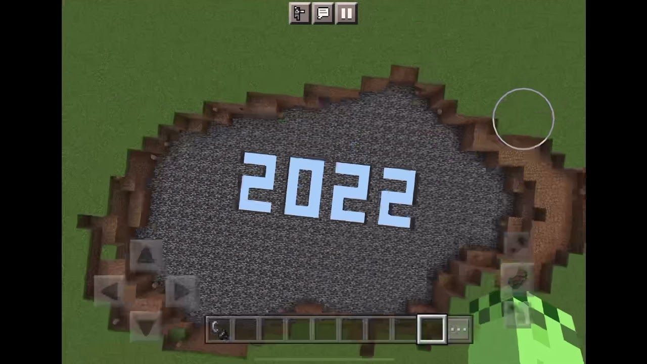 Goodbye 2021 and Welcome 2022 in Minecraft PE