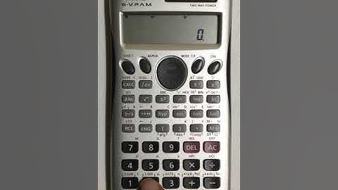 Finding the Mean in Casio fx 115MS Scientific Calculator