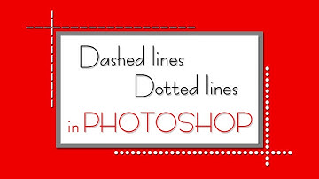 How to create dashed lines & dotted lines in Photoshop