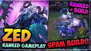HEROES EVOLVED - ZED BUILD | DEMONIC SUMMONER SKIN | RANKED GAMEPLAY!!