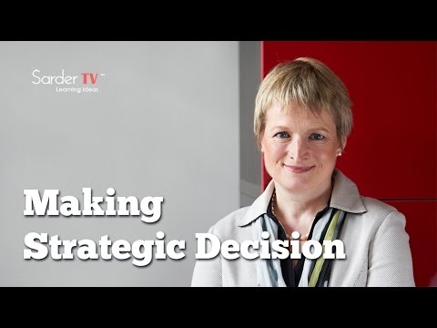 Who should be making strategic decisions? Rita McGrath, Author, The End of Competitive Advantage Who should be making strategic decisions? Rita McGrath, Author, The End of Competitive Advantage