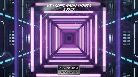 VJ Loops Neon Lights Ver.3 - 3 Pack | Videohive Project Templates