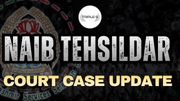 Naib Tehsildar Court Case Update - Tareek Pe Tareek || @TripleSClasses