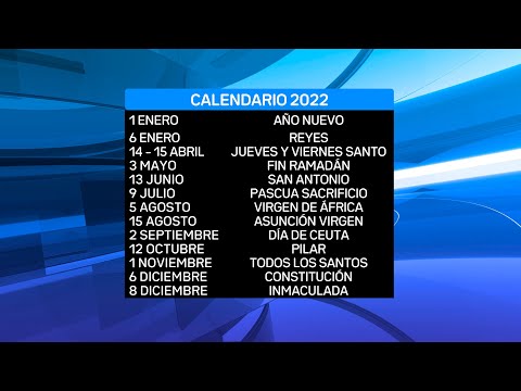 Estos son los días no laborables de 2022