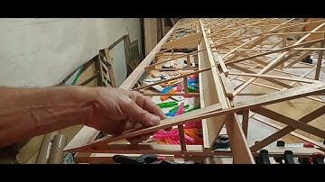 FP202 Scratch build from prints E91 false ribs, and aileron work