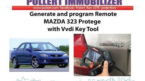 Mazda 323 Protege Generate and Program remote with Vvdi Key Tool