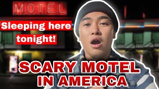 STAYING IN A DANGEROUS MOTEL SA AMERICA! NYC TO CALI TRIP PART 2