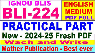 bli 224 practical solved assignment 2024-25 | bli 224 practical assignment | bli 224 practical 2025