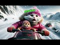 When the kitties go skiing...😲😲 | Meow World