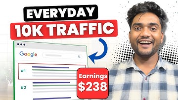 Get Daily 10K Organic Clicks From Google 🔥| Free Website Traffic 2025 | Organic Traffic From Google