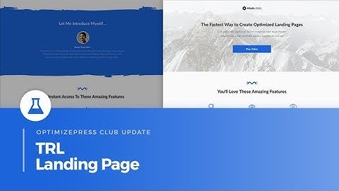OptimizePress Club: TRL Landing Page