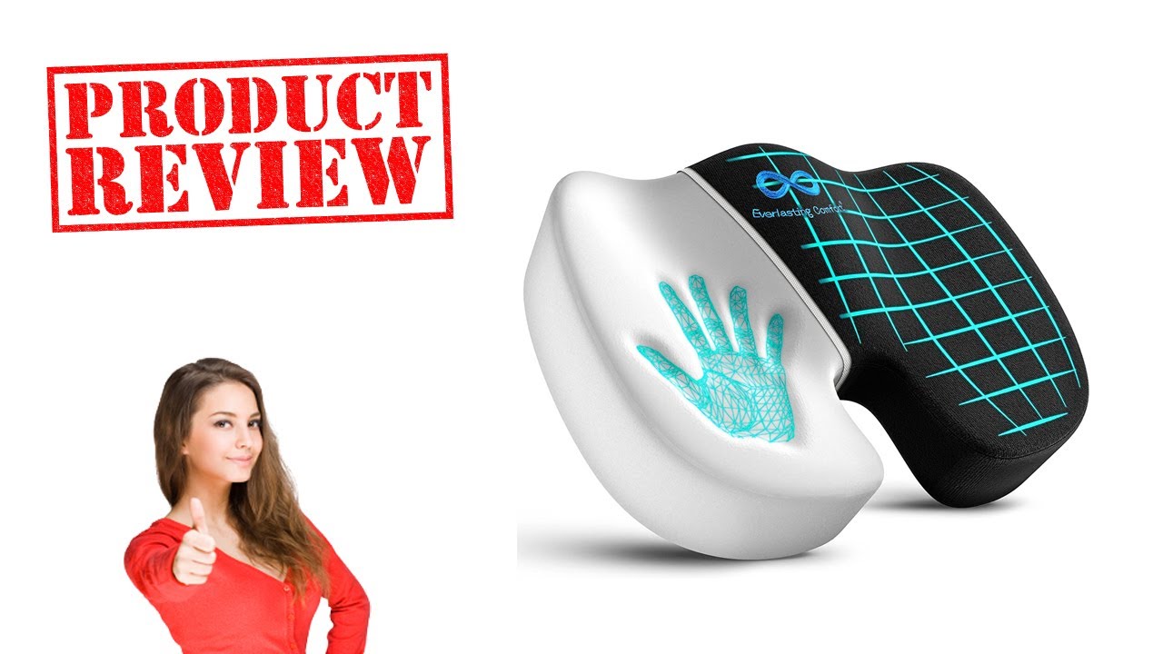Everlasting Comfort Memory Foam Seat Cushion - Unboxing & Review - YouTube