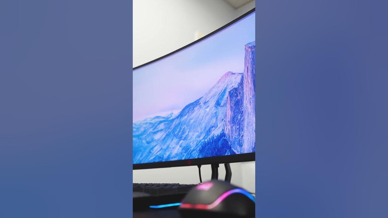 Fiodio 35 Curved Gaming Monitor QHD 180Hz - Find My Setup